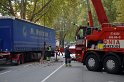 LKW verliert Auflieger Koeln Boltensternstr Pasteurstr P1997